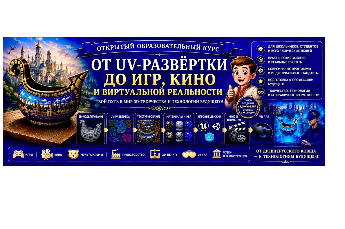 Путешествие в мир компьютерной графики: открытый образовательный проект